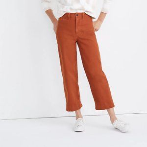 Curvy Slim Emmet Wide Leg Madewell Pant